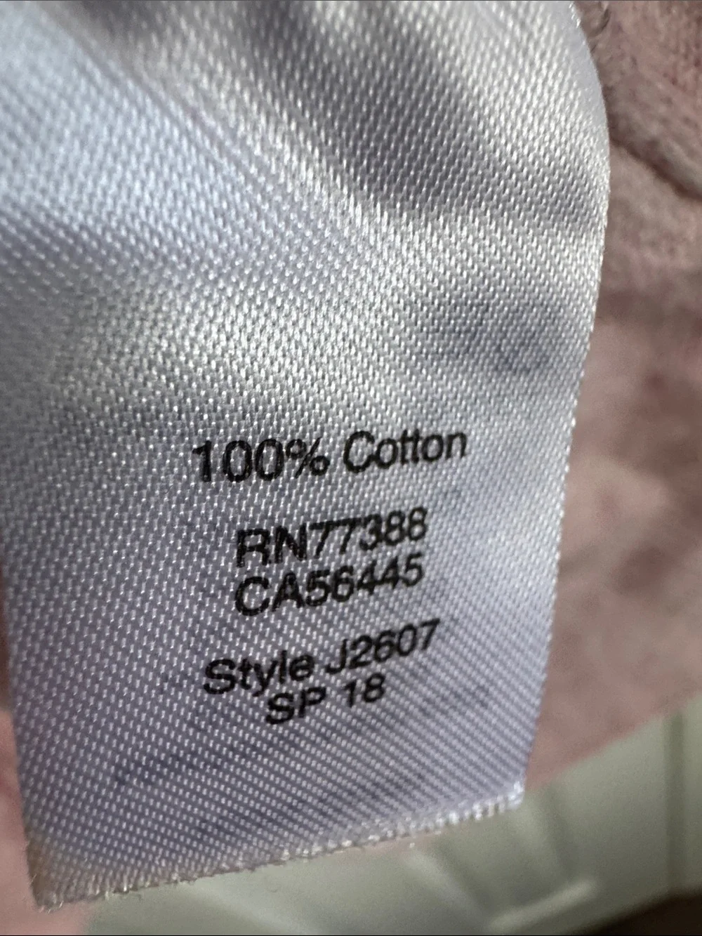 J. Crew Pale Pink Ruffle-Shoulder Sweater